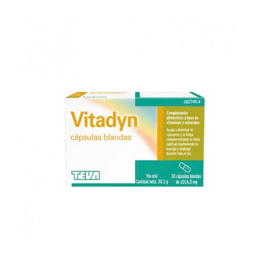 Vitadyn 30 Capsules souples