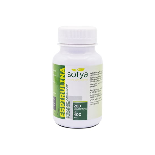 Sotya Espirulina 400mg 200comp 200comp