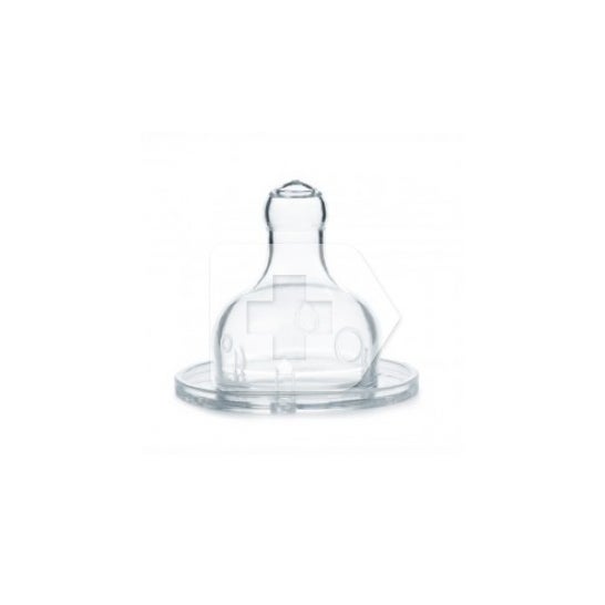 Nuby mamelon de dentition en silicone confort 3 positions 1 pc
