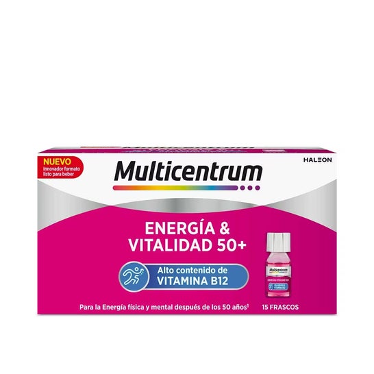 Multicentrum Énergie & Vitalité 50+ Framboise 15x7ml
