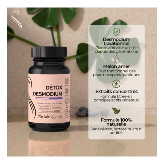 Phytalessence Détox Desmodium 30 Gélules Phytalessence Détox Desmodium 30 Gélules