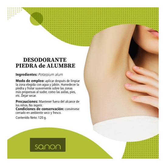 Sanon Piedra De Alumbre Desodorante 120g