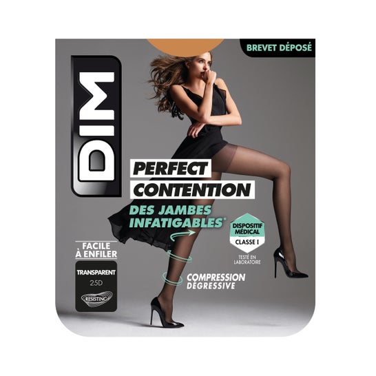 DIM Collant Compression Perfect Contention 25D Gazelle Taille ES 38-40/T2 1 Paire