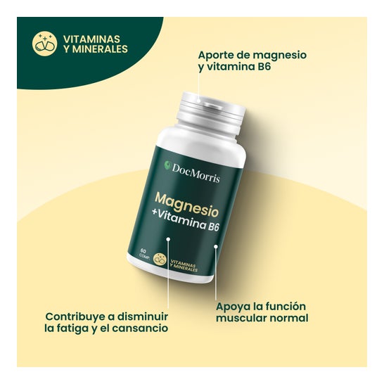 DocMorris Magnésium + Vitamine B6 60 Comprimés