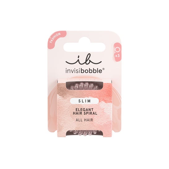 Invisibobble Coletero Slim Pink Monocle 3uds