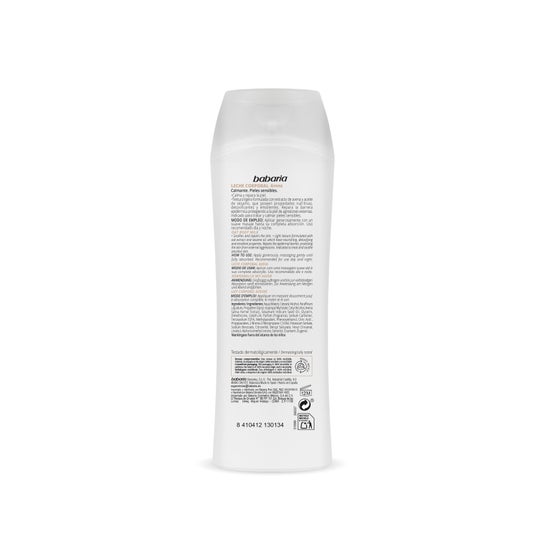 Babaria Lait Corporel Apaisant Peau Sensible 400ml