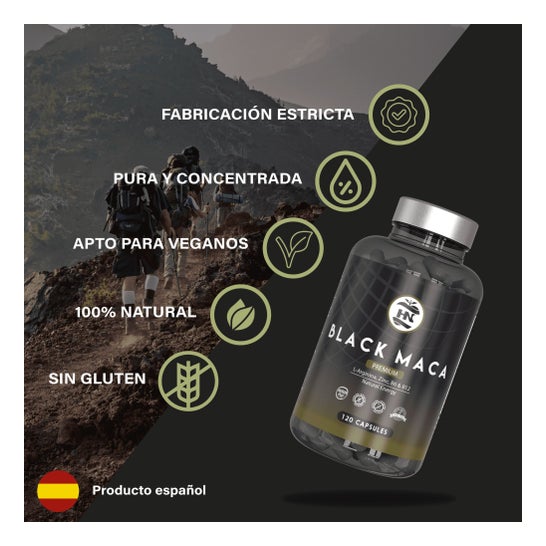 Hn Black Maca + L-Arginine 120caps