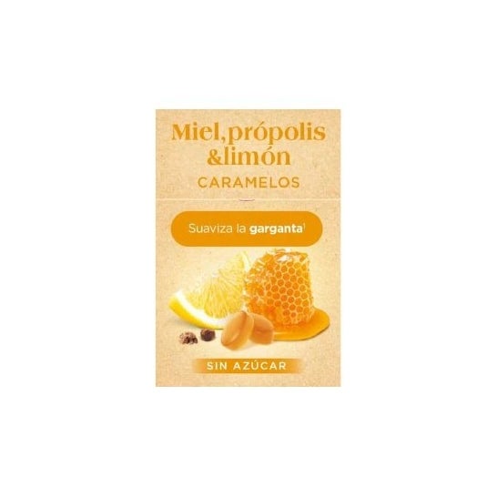 Santé Verte Bonbons Miel Propolis et Citron Sans Sucre 35g