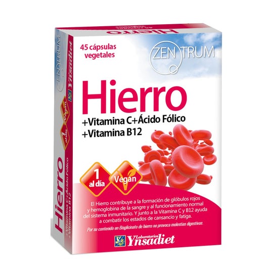 Zentrum Iron 45 Capsules végétales Zentrum Iron 45 Capsules végétales