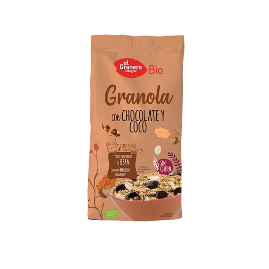 El Granero Integral Granola Chocolat e Noix Coco Bio 350g
