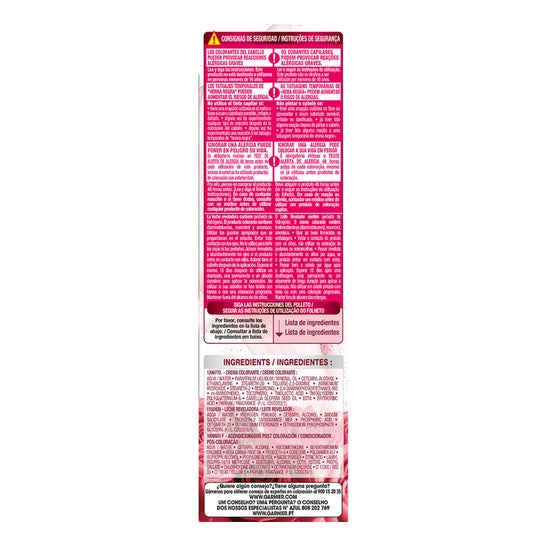 Garnier Color Sensation N°1 Ultra Black 4 pièces