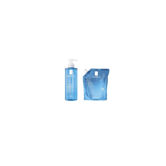 La Roche Posay Lipikar Pack Gel Lavante 400ml + Recharge 400ml