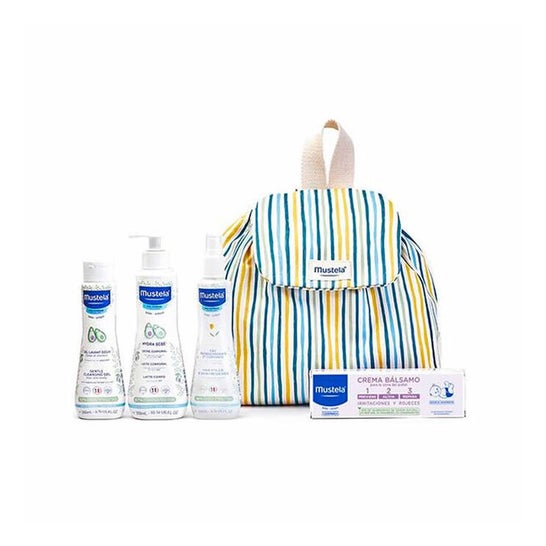 Mustela Pack Sac à Dos Rayures Little Moments