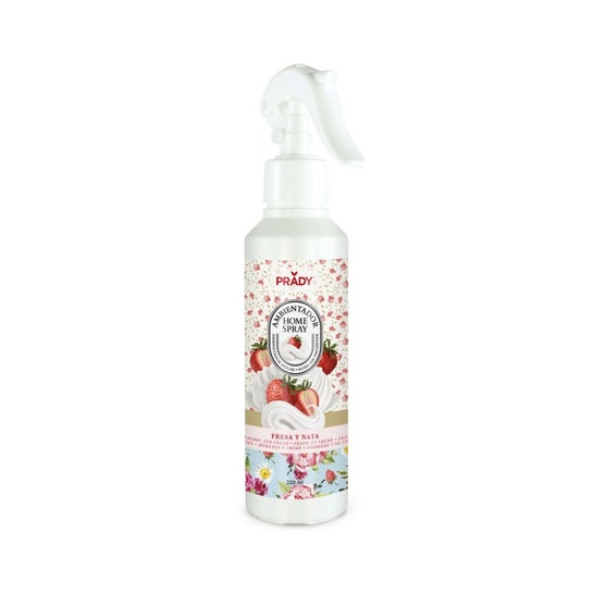 Prady Home Désodorisant Spray Fraise et Crème 220ml