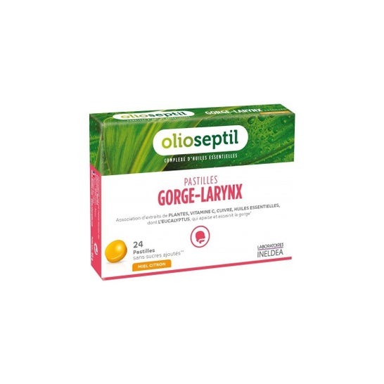 Olioseptil Gorge-Larynx 24 pastilles