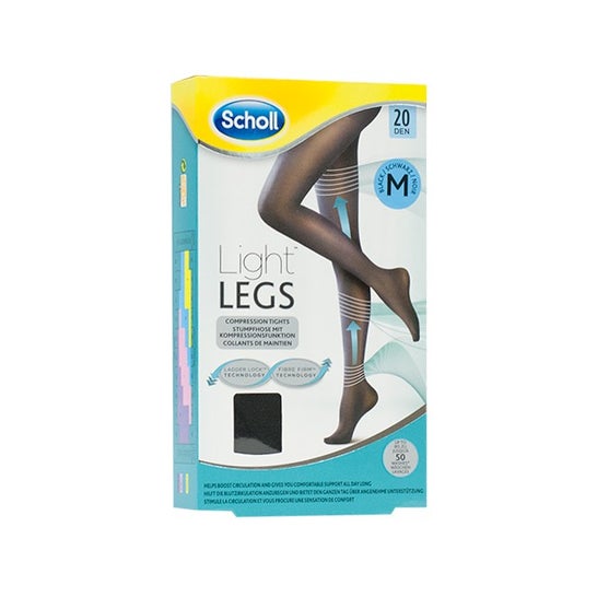 Scholl Light Legs Collants 20 deniers Noir Taille M