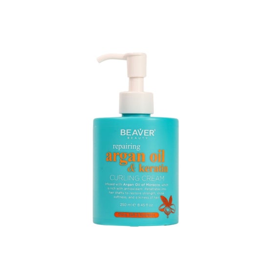 Beaver Argan Oil & Keratin Crème Boucles 250 ml