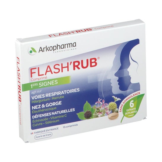 Arkopharma Flash'Rub 15 comprimés