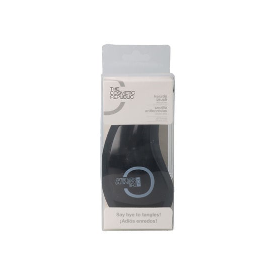 The Cosmetic Republic Brosse à cheveux kératine petite noire 1pc
