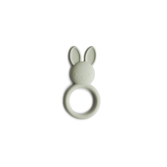 Mushie Teether Silicone Bunny Vert 1ut