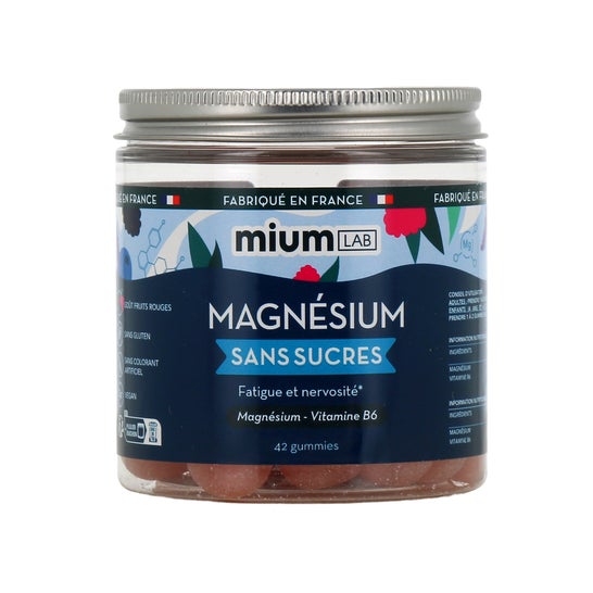 Mium Lab Magnésium Sans Sucres 42 Gummies