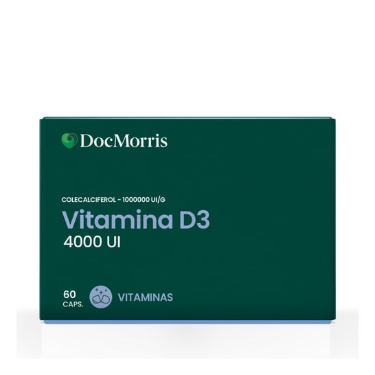 DocMorris Vitamine D3 4000Ui 60 Gélules