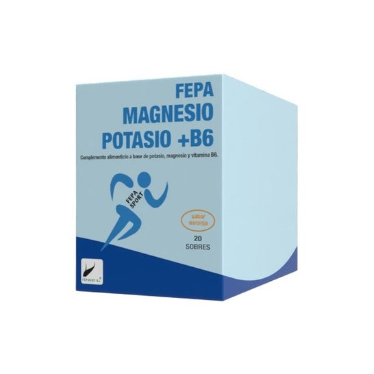 Fepadiet Fepa Sport Magnesio+Potasio+B6 Naranja 20uds