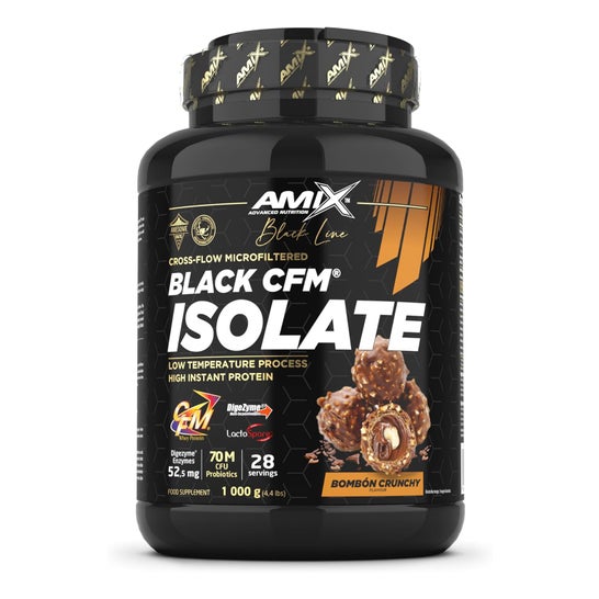 Amix Black CFM Isolate Bombón Crujiente 1kg