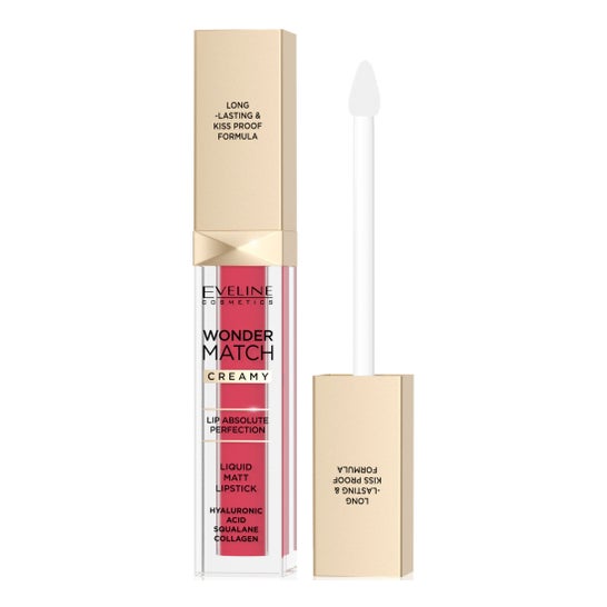Eveline Cosmetics Wonder Match Creamy Rouge à Lèvres Liquide 12 Charming Red 6,8 ml