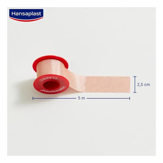 Hansaplast Classic Sparadrap 5 m x 2,5 cm Hansaplast Classic Sparadrap 5 m x 2,5 cm