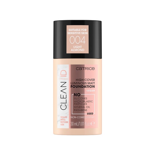 Catrice Clean Id High Cover Luminous Matt Foundation 004 Light Almo 30ml