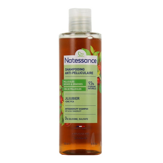 Natessance Shampooing Antipelliculaire au Jujubier 250 ml