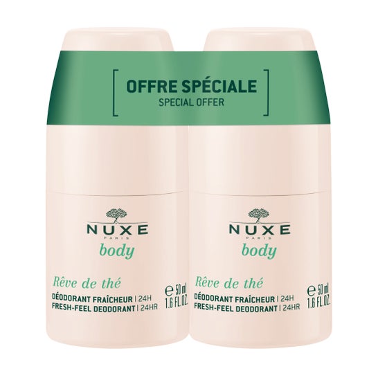 Nuxe Deodorant Hydratant Rêve de Thé 2x50ml