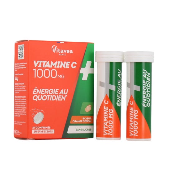 Vitavea Vitamine C 1000mg Orange Citron 24comp
