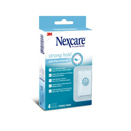 3m Apositos Nexcare Sensitive Esterilizados 4uds 7,6 X 10,1cm *