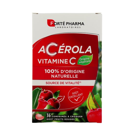 Forté Pharma Acérola Vitamine C Fruits Rouges 36comp