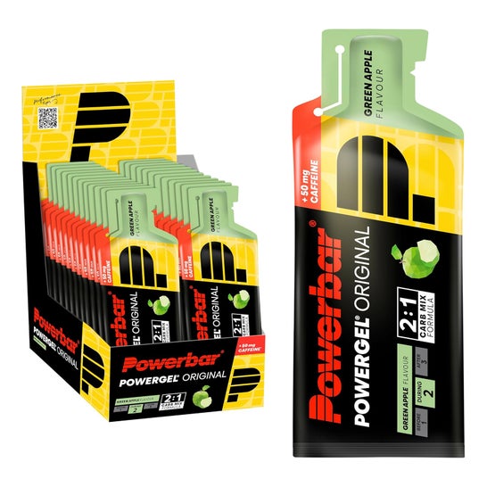Powerbar Powergel Caféine Green Apple 24x41g