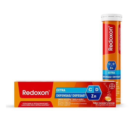 Bayer Redoxon® Extra Défenses Effervescent 15 Comprimés