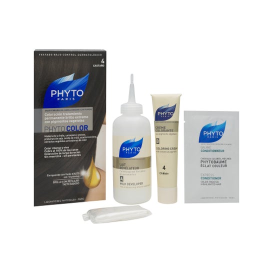 Phytosolba Phytocolor 4 Chatain + Huile d'Ales 40 mL