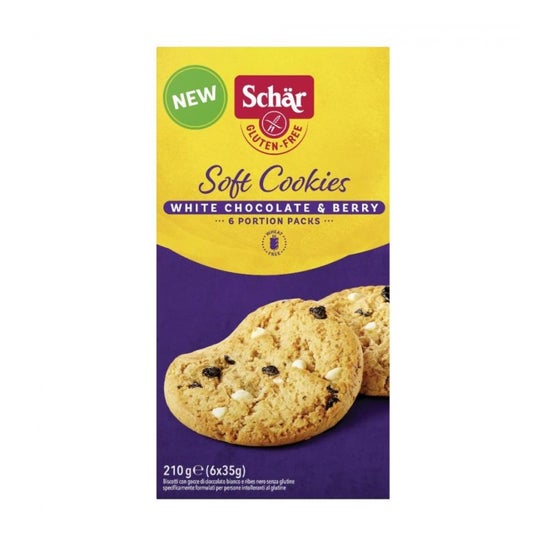 Schar Soft Cookie White Chocolat 210g