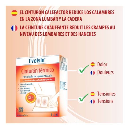 Evolsin Ceinture Chauffante 7 Applications