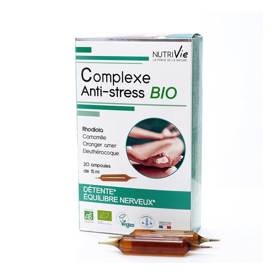 Nutrivie Ampoules Complexe Anti-Stress Bio 20x15ml