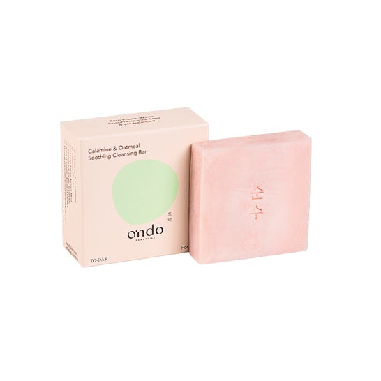 Ondo Beauty Calamine & Oatmeal Soothing Cleansing Bar 70g