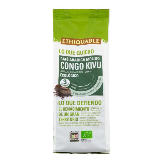Ethiquable Café Moulu Congo Kivu Bio Premium 250g