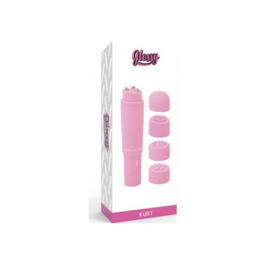 Masseur de poche Glossy Kurt rose