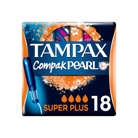 Tampax Compak Compak Pearl Super Plus coton 18 pcs