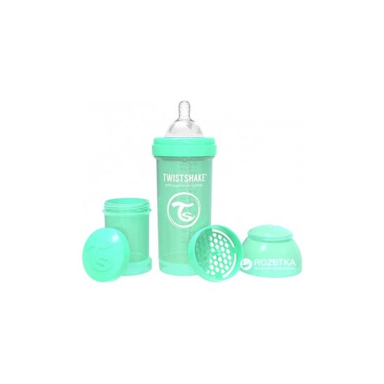 Twistshake Green Anticleaning Bottle 260ml