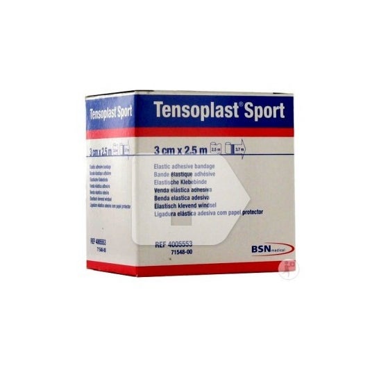 Tensoplast Sport Bandage Elastique Adhésif 3CMx2,5M 1UD