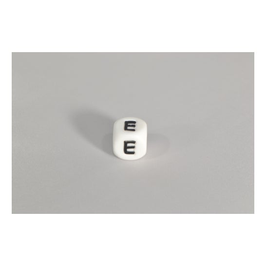 Irreversible Perle Silicone Pour Attache-Sucette Lettre E 1 unité
