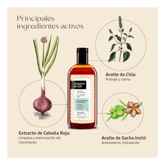 Nuggela & Sulé Shampooing à l'oignon N2 Cheveux secs 250ml